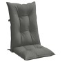 Cushions for high-back chair 2 pcs dark gray melange fabric by vidaXL, Cushions for chairs and sofas - Ref: Foro24-4002349, P...