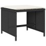 Set comedor de jardín con cojines 13 pzas ratán sintético negro de vidaXL, Conjuntos de jardín - Ref: Foro24-3278105, Precio:...