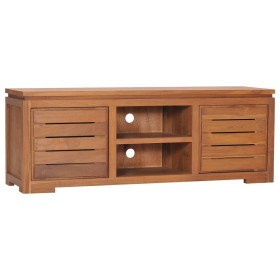 Solid teak wood TV cabinet 110x30x40 cm by vidaXL, TV Furniture - Ref: Foro24-289069, Price: 157,99 €, Discount: %