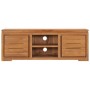 Solid teak wood TV cabinet 110x30x40 cm by vidaXL, TV Furniture - Ref: Foro24-289069, Price: 158,61 €, Discount: %