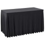 Elastic tablecloths for table skirt 2 pcs anthracite 243x76x74 cm by vidaXL, Covers - Ref: Foro24-133598, Price: 41,13 €, Dis...