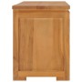 Solid teak wood TV cabinet 110x30x40 cm by vidaXL, TV Furniture - Ref: Foro24-289069, Price: 158,61 €, Discount: %