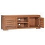 Solid teak wood TV cabinet 110x30x40 cm by vidaXL, TV Furniture - Ref: Foro24-289069, Price: 158,61 €, Discount: %