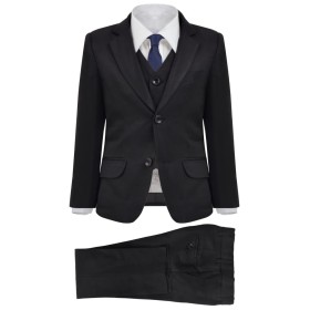 Black 3-piece children's tuxedo suit size 116/122 by vidaXL, Suits - Ref: Foro24-132394, Price: 38,15 €, Discount: %