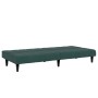 Sofá cama de 2 plazas con taburete terciopelo verde oscuro de vidaXL, Sofás - Ref: Foro24-3258094, Precio: 295,55 €, Descuent...