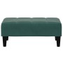 Sofá cama de 2 plazas con taburete terciopelo verde oscuro de vidaXL, Sofás - Ref: Foro24-3258094, Precio: 295,55 €, Descuent...