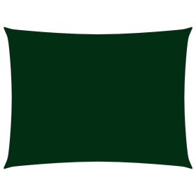 Toldo de vela rectangular de tela oxford verde oscuro 5x7 m de vidaXL, Sombrillas - Ref: Foro24-135495, Precio: 100,99 €, Des...