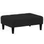 Sofá cama de 2 plazas con taburete terciopelo negro de vidaXL, Sofás - Ref: Foro24-3258095, Precio: 292,19 €, Descuento: %