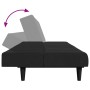 2-seater sofa bed with black velvet stool by vidaXL, Sofas - Ref: Foro24-3258095, Price: 292,19 €, Discount: %