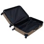 Brown ABS rigid suitcase with wheels by vidaXL, Suitcases - Ref: Foro24-92423, Price: 62,81 €, Discount: %