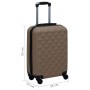 Brown ABS rigid suitcase with wheels by vidaXL, Suitcases - Ref: Foro24-92423, Price: 62,81 €, Discount: %