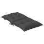 Low back chair cushions 2 units anthracite gray melange fabric by vidaXL, Cushions for chairs and sofas - Ref: Foro24-4002376...