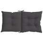 Low back chair cushions 2 units anthracite gray melange fabric by vidaXL, Cushions for chairs and sofas - Ref: Foro24-4002376...