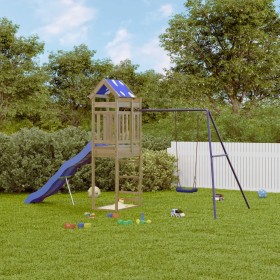 Spielplatz im Freien aus imprägniertem Kiefernholz von vidaXL, Schaukeln und Spielgeräte - Ref: Foro24-3279123, Preis: 331,99...