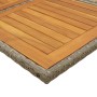 Garten-Essgruppe 7-teilig und graue synthetische Rattankissen von vidaXL, Gartensets - Ref: Foro24-3277861, Preis: 531,12 €, ...