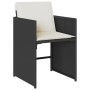 Set comedor de jardín con cojines 13 pzas ratán sintético negro de vidaXL, Conjuntos de jardín - Ref: Foro24-3277889, Precio:...