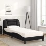 Bed with black synthetic leather mattress 80x200 cm by vidaXL, Beds and slatted bases - Ref: Foro24-3208682, Price: 266,50 €,...