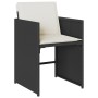 Set de muebles jardín 17 pzas con cojines ratán sintético negro de vidaXL, Conjuntos de jardín - Ref: Foro24-3277958, Precio:...