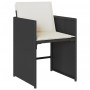 Set comedor de jardín con cojines 13 pzas ratán sintético negro de vidaXL, Conjuntos de jardín - Ref: Foro24-3277985, Precio:...