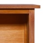 Solid teak wood TV cabinet 112x30x37 cm by vidaXL, TV Furniture - Ref: Foro24-289083, Price: 115,51 €, Discount: %