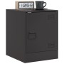 Nightstands 2 units black steel 34.5x39x44 cm by vidaXL, Nightstands - Ref: Foro24-841608, Price: 79,39 €, Discount: %