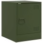 Olive green steel nightstand 34.5x39x44 cm by vidaXL, Nightstands - Ref: Foro24-841615, Price: 50,93 €, Discount: %