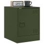 Olive green steel nightstand 34.5x39x44 cm by vidaXL, Nightstands - Ref: Foro24-841615, Price: 50,93 €, Discount: %