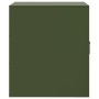 Olive green steel nightstand 34.5x39x44 cm by vidaXL, Nightstands - Ref: Foro24-841615, Price: 50,93 €, Discount: %