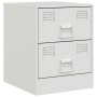 White steel nightstand 34.5x39x44 cm by vidaXL, Nightstands - Ref: Foro24-841629, Price: 70,85 €, Discount: %