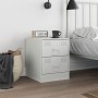 White steel nightstand 34.5x39x44 cm by vidaXL, Nightstands - Ref: Foro24-841629, Price: 70,85 €, Discount: %