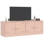 TV-Möbel 2 Einheiten rosa Stahl 67x39x44 cm von vidaXL, TV-Möbel - Ref: Foro24-841634, Preis: 143,23 €, Rabatt: %