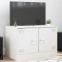 TV-Schrank aus weißem Stahl, 67 x 39 x 44 cm von vidaXL, TV-Möbel - Ref: Foro24-841641, Preis: 79,86 €, Rabatt: %