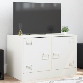 White steel TV cabinet 67x39x44 cm by vidaXL, TV Furniture - Ref: Foro24-841641, Price: 79,91 €, Discount: %