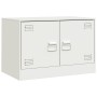 Mueble para TV de acero blanco 67x39x44 cm de vidaXL, Muebles TV - Ref: Foro24-841641, Precio: 79,86 €, Descuento: %