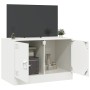 Mueble para TV de acero blanco 67x39x44 cm de vidaXL, Muebles TV - Ref: Foro24-841641, Precio: 79,86 €, Descuento: %