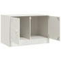 Mueble para TV de acero blanco 67x39x44 cm de vidaXL, Muebles TV - Ref: Foro24-841641, Precio: 79,86 €, Descuento: %