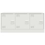 Mueble para TV de acero blanco 99x39x44 cm de vidaXL, Muebles TV - Ref: Foro24-841648, Precio: 105,71 €, Descuento: %