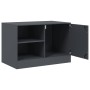 Mueble para TV de acero gris antracita 67x39x44 cm de vidaXL, Muebles TV - Ref: Foro24-841695, Precio: 80,57 €, Descuento: %