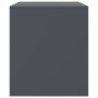 Mueble para TV de acero gris antracita 67x39x44 cm de vidaXL, Muebles TV - Ref: Foro24-841695, Precio: 80,57 €, Descuento: %