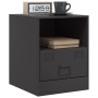 Mesitas de noche 2 unidades acero negro 34,5x39x44 cm de vidaXL, Mesitas de noche - Ref: Foro24-841752, Precio: 101,58 €, Des...