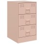 Nightstands 2 units pink steel 34.5x39x62 cm by vidaXL, Nightstands - Ref: Foro24-841778, Price: 185,41 €, Discount: %