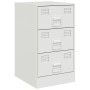 Mesitas de noche 2 unidades acero blanco 34,5x39x62 cm de vidaXL, Mesitas de noche - Ref: Foro24-841786, Precio: 185,99 €, De...