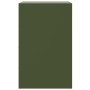 Nightstands 2 units olive green steel 34.5x39x62 cm by vidaXL, Nightstands - Ref: Foro24-841784, Price: 185,41 €, Discount: %