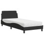 Bett mit schwarzer Samtmatratze 90x190 cm von vidaXL, Betten und Lattenroste - Ref: Foro24-3208313, Preis: 231,07 €, Rabatt: %