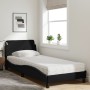 Cama con colchón tela negro 90x200 cm de vidaXL, Camas y somieres - Ref: Foro24-3208326, Precio: 234,04 €, Descuento: %