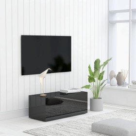 Mueble TV madera contrachapada negro brillante 80x34x30 cm de vidaXL, Muebles TV - Ref: Foro24-801866, Precio: 54,91 €, Descu...