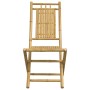 3-piece bamboo garden table and chairs set by vidaXL, Garden sets - Ref: Foro24-3278525, Price: 210,99 €, Discount: %