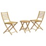 3-piece bamboo garden table and chairs set by vidaXL, Garden sets - Ref: Foro24-3278533, Price: 182,83 €, Discount: %