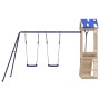 Outdoor playground made of solid pine wood by vidaXL, Swings and play structures - Ref: Foro24-3278950, Price: 250,53 €, Disc...