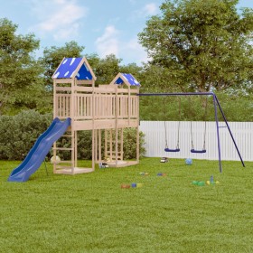 Outdoor-Spielplatz aus massivem Kiefernholz von vidaXL, Schaukeln und Spielgeräte - Ref: Foro24-3279007, Preis: 763,99 €, Rab...